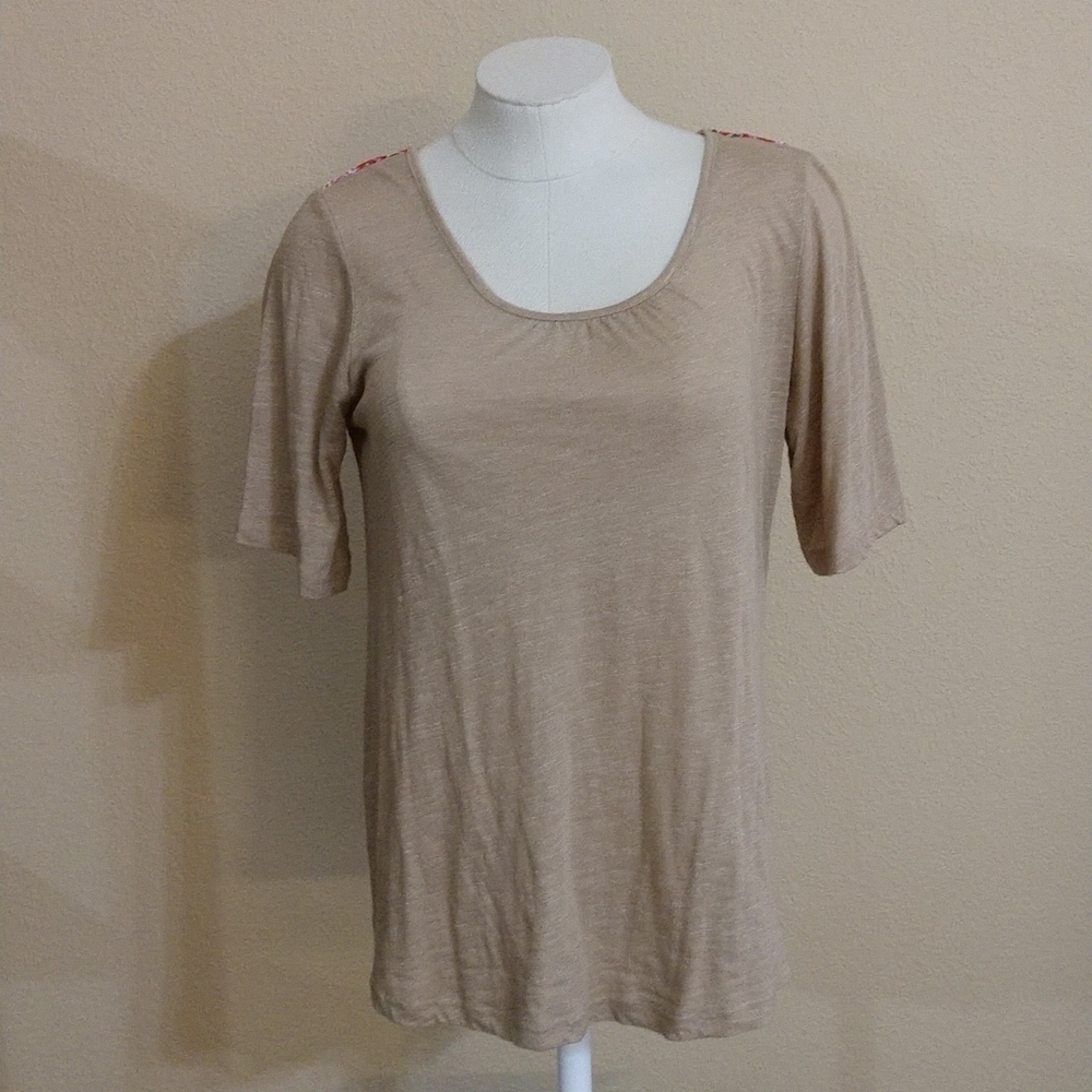 Adiktd Short Sleeve Racer Back Top Size L